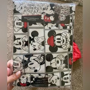 Mickey and Minnie's tablecloth